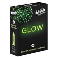 four seasons condoms glow in the dark 4 pack