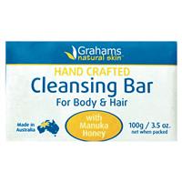 grahams natural cleansing bar 100g