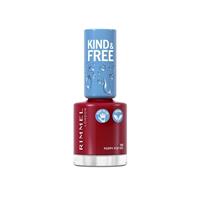 rimmel kind & free nail polish 156 poppy pop red