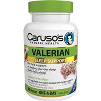 carusos natural health one a day valerian 60 tablets