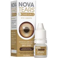 nova tears + omega3 lubricating eye drops 3ml