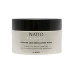 natio treatments radiant skin exfoliating wipes @ HORO