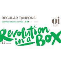 oi organic cotton tampons regular 32 pack