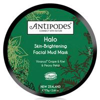 antipodes halo skin brightening facial mud mask 75ml