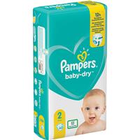 pampers baby-dry nappies size 2 60 pack
