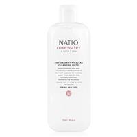 natio rosewater hydration antioxidant micellar cleansing water 250ml @ HORO