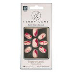 teddy lane karen murrell collection fushsia shock reusable nails