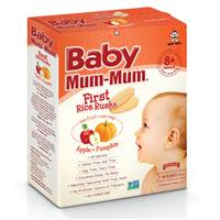 baby mum-mum rice rusks apple & pumpkin flavour 36g