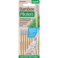 piksters bamboo interdental brush 8 pack size 5
