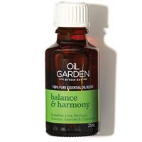 oil garden balance and harmony blend 25ml
