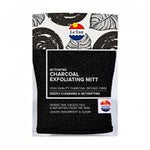 le tan charcoal exfoliating mitt