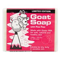 goat soap with paw paw 100g
