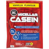 inc micellar casein vanilla 40g single serve sachet