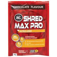 inc shredmax pro chocolate 30g single serve sachet