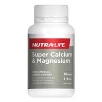 nutra-life super calcium +  magnesium 90 capsules