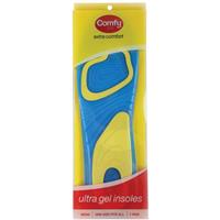 comfy feet liquid gel insoles men size 40-46