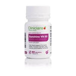 clinicians sunshine vitamin d3 60 tablets