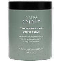 natio spirit desert lime + salt coffee scrub 300g @ HORO