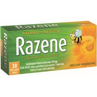 razene 10mg 30 tablets