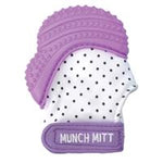 malarkey munch mitt teething mitten purple
