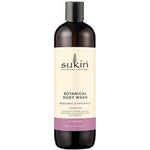 sukin botanical body wash bergamot & patchouli 500ml