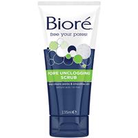 biore pore unclogging scrub 135ml