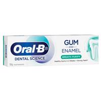 oral b toothpaste gum & enamel breath purify 110g