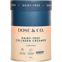 dose & co collagen creamer dairy free caramel 340g