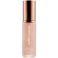 nude by nature luminous sheer liquid foundation w1 rose beige 30ml