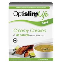 optislim life soup creamy chicken 50g x 7