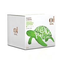 oi girl organic cotton ultra thin panty liners 24 pack