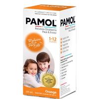 pamol suspension 250mg colour free orange 100ml