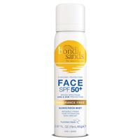 bondi sands spf 50+ fragrance free face mist 79ml