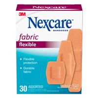 nexcare flexible fabric assorted plasters 30 pack