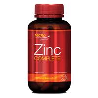 microgenics zinc complete 120 capsules (new zealand formula)