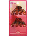 my beauty hair claw clip medium 2 pack demi amber