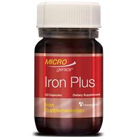 microgenics iron plus 33 capsules (new zealand formula)