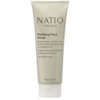 natio men's purifying facial scrub 100g