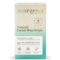 marzena natural facial wax strips 20 pack