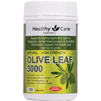 healthy care olive leaf extract 3000mg 100 capsules