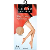 amore hosiery pantyhose natural 15 denier small/medium
