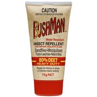 bushman heavy duty 80% deet insect repellent 75g