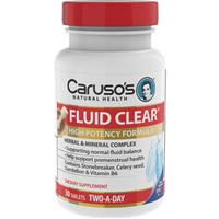 carusos natural health fluid clear 30 tablets