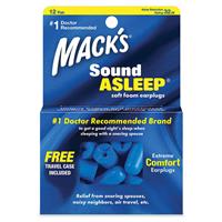 macks sound asleep ear plugs 12 pair