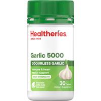 healtheries garlic 5000 30 tablets