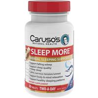carusos natural health sleep more 30 tablets