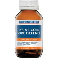 ethical nutrients lysine lip defence 60 tablets