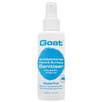 goat antibacterial hand sanitiser spray 120ml