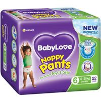 babylove nappy pants junior 22