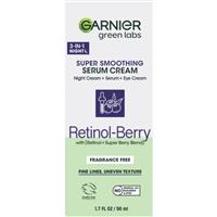 garnier greenslabs retinol berry serum cream